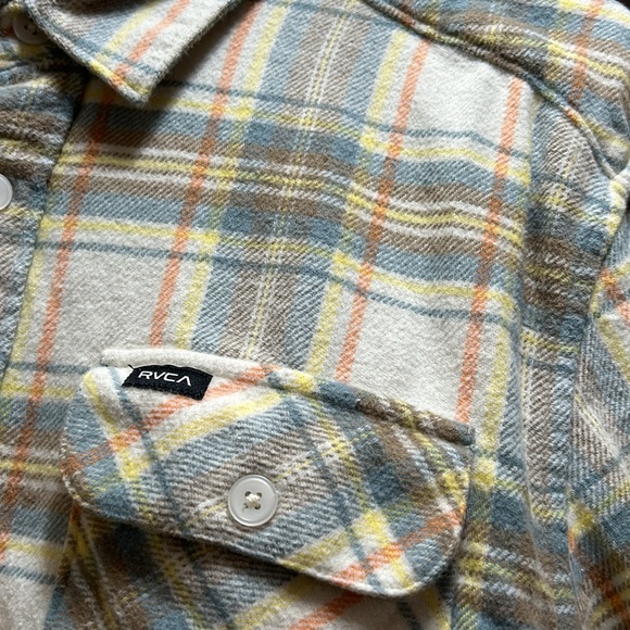 Mens RVCA Flannel - Picture 2 of 3